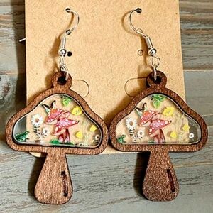 Boho Mushroom Earrings